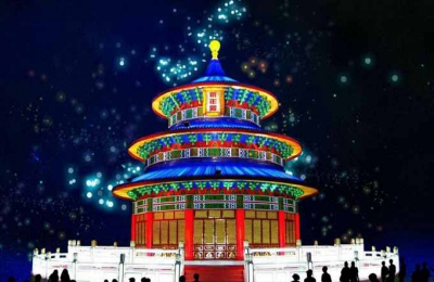 天坛主题彩灯