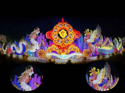 工期短 质量好的彩灯制作 花灯制作 灯会制作公司锦辉彩灯一体化服务