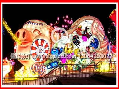 2019四川国际文化旅游节暨第二届自贡国际恐龙灯光节（锦辉彩灯制作）